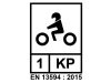 Kesztyű MX S-Line homologizált, kék / narancssárga - XXL méret