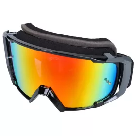 MX Goggles S-Line Scrub fekete / szürke - Irídium sárga