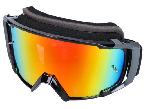 MX Goggles S-Line Scrub fekete / szürke - Irídium sárga