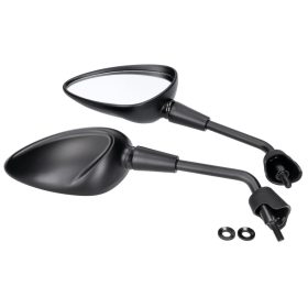   M8 rövid, fekete matt tükörkészlet Vespa GTS HPE, Sprint, Primavera modellekhez