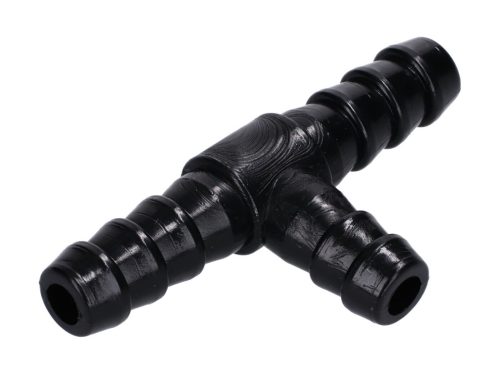 T-darab üzemanyagtömlő fekete 8mm