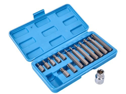 Torx csavarhúzó és dugókulcs 1/2 hüvelyk 15 darab