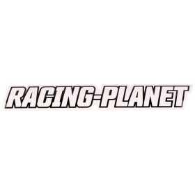 Matrica RACING PLANET 15x2,6cm fehér