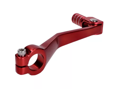 Összecsukható váltókar alumínium, piros eloxált Simson S50, S51, S53, S70, S83 modellekhez