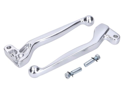 ALU eloxált ezüst színű kuplung- és fékkar Simson S50, S51, S53, S70, S83, SR50, SR80, S70, S83, S53, S53, S53, S70, SR50, S83, SR50, SR80