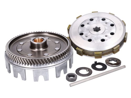 Kuplung egység komplett Minarelli AM6, Generic, KSR-Moto, Keeway, Motobi, Ride, CPI, 1E40MA, 1E40MB, 1E40MA, 1E40MB, Minarelli AM6, Generic, KSR-Moto, Keeway, Motobi, Ride, CPI kuplunghoz.