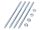 M6x125mm-es hengercsavar készlet Simson S51, S70, S53, SR50, SR80, Schwalbe KR51/2, SR50, SR50, SR80, SR50, SR50, SR50, SR50, SR80