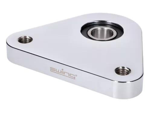 Hátsó keréktárcsa perem / csapágylemez Racing alumínium króm Piaggio Ciao, Si, Bravo, Boxerhez