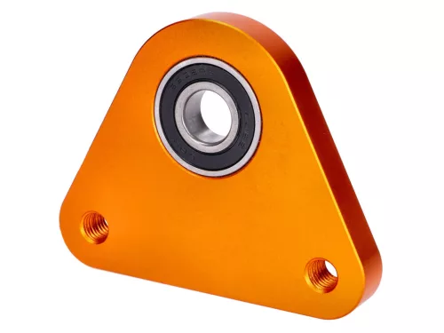 Hátsó keréktárcsa perem / csapágylemez Racing alumínium arany a Piaggio Ciao, Si, Bravo, Boxer modellekhez