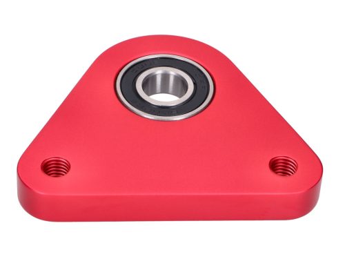 Hátsó keréktárcsa perem / csapágylemez, Racing alumínium piros Piaggio Ciao, Si, Bravo, Boxerhez