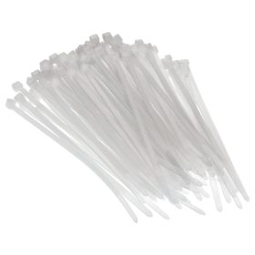 Kábelkötegelő 140x3,6mm átlátszó - 100 db