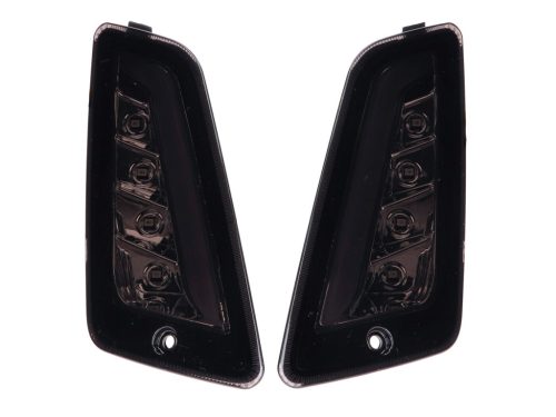 Első LED-es jelzőkészlet füstszürke színű Vespa GT, GTL, GTV, GTS 125-300-asokhoz