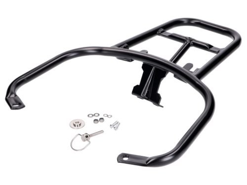 Top Case csomagtartó / hátsó csomagtartó, fekete Vespa GT, GTS, GTV modellekhez