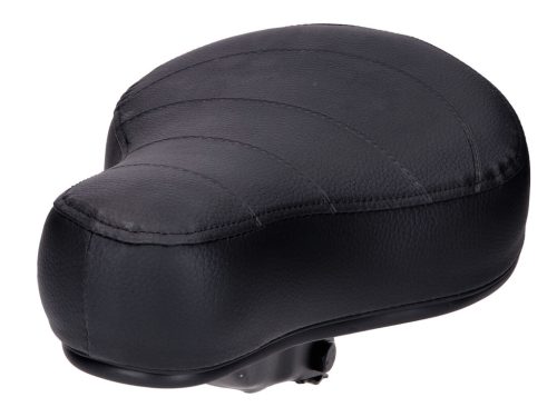 Nyereg / ülés lapos 60mm fekete varrott, felirat nélkül Puch, Kreidlerhez
