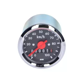   Sebességmérő 100km/h 48mm fekete Puch Maxi, MV, MS, DS, Simson, Herkules, Simson, Puch Maxi, MV, MS, DS, DS, Simson, Herkules sebességmérőhöz