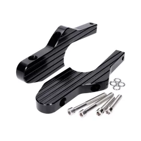   Lábtartó adapter lábtámasz alumínium CNC fekete matt a Vespa GT, GTS, GTV modellekhez