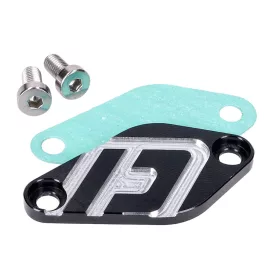   Olajszivattyú fedele Doppler V2 fekete Minarelli AM6, Derbi EBE, EBS, D50B modellekhez