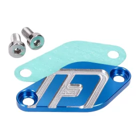   Olajszivattyú fedele Doppler V2 kék Minarelli AM6, Derbi EBE, EBS, D50B modellekhez