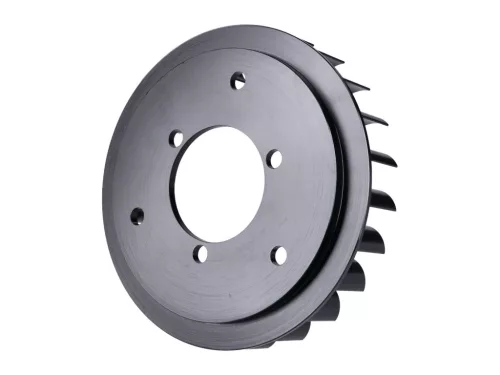 Ventilátorkerék forgó Alu CNC fekete Sachs 50/2, 50/3, HPI, Bosch, Ducati gyújtáshoz