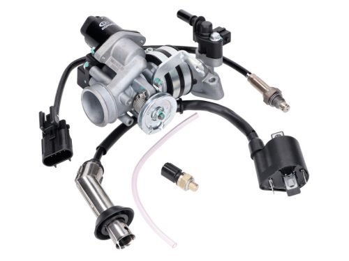 Befecskendező rendszer komplett 139QMB 50cc EFI Euro4 / Euro5, GT Union GT3, Striker, Alpha Motors Shark, GMX 460, Alfa Motors Shark, GT Union GT3, Striker, GMX 460