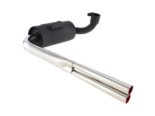 Versenykipufogó SIP Vintage replika Vespa 125 VNA-TS, 150 VBA-Sprint, PX80-150, PE, Lusso, PX80-150, PE, Lusso modellekhez.