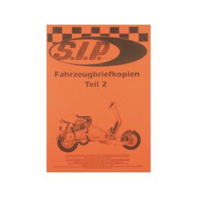   SIP levélpapírkészlet Part II 7xLambretta, 2xSmallframe, 3xPX 200