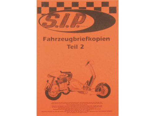 SIP levélpapírkészlet Part II 7xLambretta, 2xSmallframe, 3xPX 200