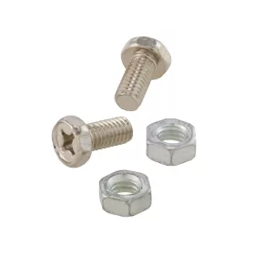   Csavarkészlet Akkumulátor pólus M6x12 mm, Phillips, Hex SIP Vespa PX80-200 E Lusso-T5, Cosa Elestart, PX125-200 E '98, MY, '11 PIAGGIO 50-200cc 2T, 4T AC, LC számára