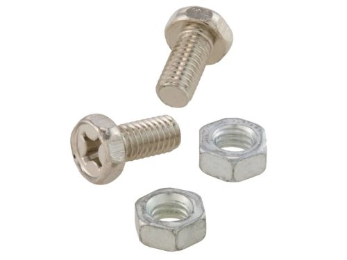 Csavarkészlet Akkumulátor pólus M6x12 mm, Phillips, Hex SIP Vespa PX80-200 E Lusso-T5, Cosa Elestart, PX125-200 E '98, MY, '11 PIAGGIO 50-200cc 2T, 4T AC, LC számára