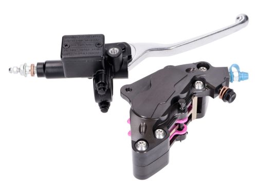 Féknyereg frissítő készlet 4 dugattyús Vespa GTS, Primavera, Aprilia Sportcity, Derbi Boulevard, Gilera DNA, Runner, Malaguti Madison, Piaggio 50-300ccm féknyereghez