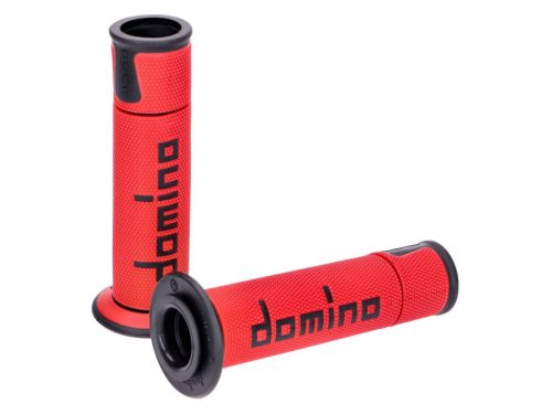 Domino A450 On-Road Racing markolat készlet piros/fekete nyitott végekkel