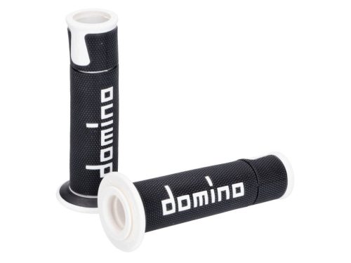 Domino A450 On-Road Racing markolatszett fekete / fehér, nyitott végekkel