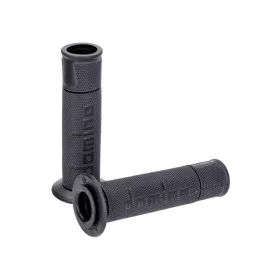   Domino A450 On-Road Racing markolatszett antracit / fekete, nyitott végekkel