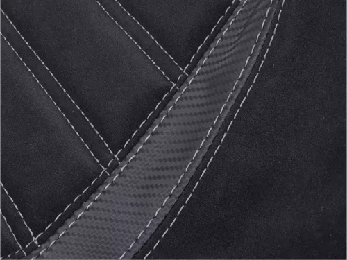 Üléshuzat fekete varrással szürke Vespa GTS 125, 300-hoz