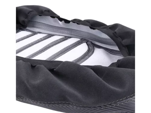 Üléshuzat fekete varrással szürke Vespa GTS 125, 300-hoz