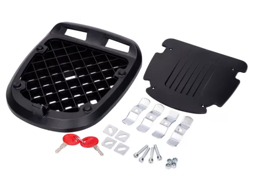 Top Case DMP fekete, fehér fényvisszaverő 32L