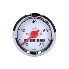  Sebességmérő 80km/h kerek 48mm a Simson S50, S51, K51 Schwalbe modellekhez