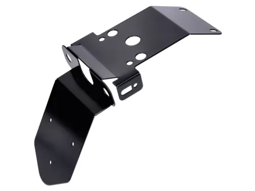 Rendszámtáblatartó fekete Derbi Senda, Aprilia RX, Enduro / Supermoto modellekhez