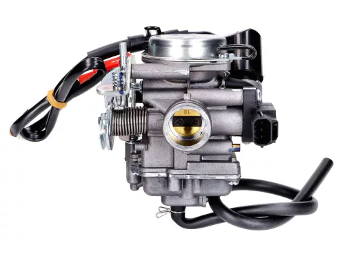 Karburátor Dellorto 18mm TK SVB18 AW1 a SYM Fiddle 2, Fiddle 3, Crox, Jet 4, Orbit 2, 12 4 ütemű 50 cm3 Euro4 25km/h, 45km/h 18-20'