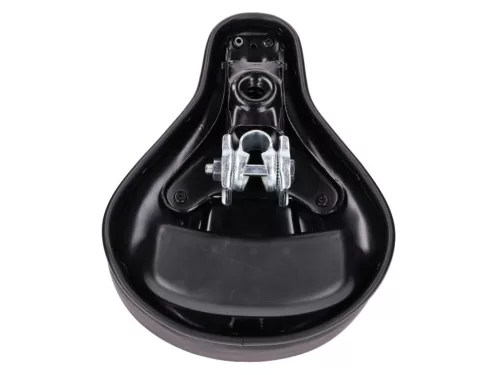 Nyereg / ülés steppelt rugós fekete mopedhez