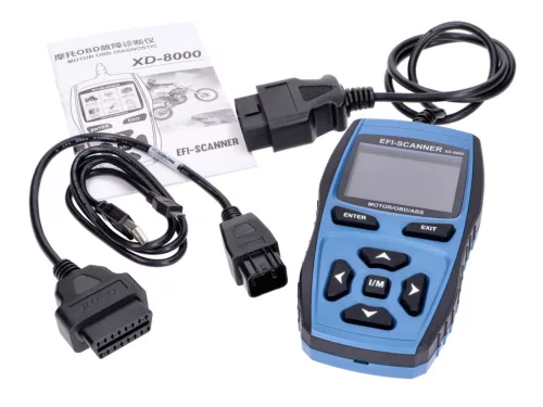 OBD diagnosztikai eszköz / szkenner Delphi EFI / ECU 4 ütemű robogókhoz, kézi mopedekhez Euro4-től felfelé