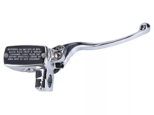 Fékszivattyú jobbra 25mm Retro Kína robogó krómozott Benzhou, Firenze, Adly, Flex Tech számára