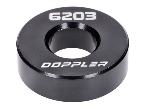 Csapágybábu Doppler alumínium CNC fekete CNC 6203 csapágyhoz