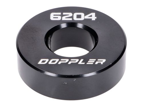 Csapágybábu Doppler alumínium CNC fekete 6204-es csapágyhoz