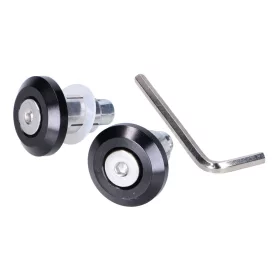   Kormányvég lengéscsillapító tuning lapos, 13,5 / 17,5mm - fekete