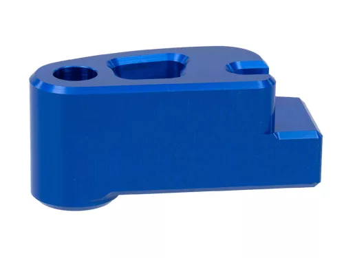 Venandi CNC távtartó, hátsó fékmegálló, kék Simsonhoz