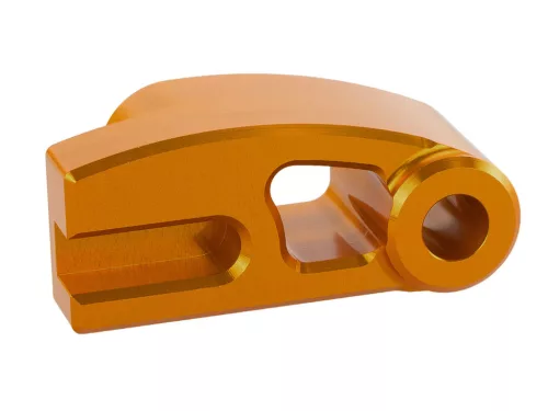 Venandi CNC távtartó, hátsó fékmegálló, arany színű Simsonhoz