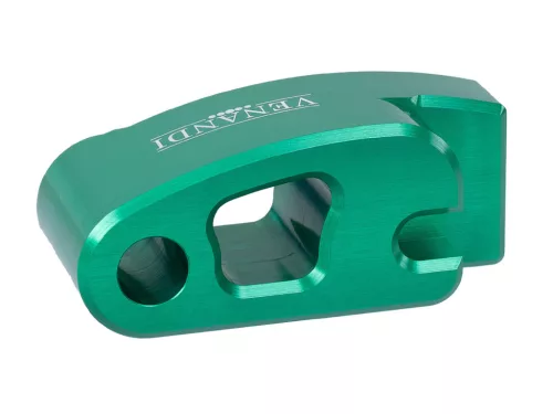 Venandi CNC távtartó, hátsó fékmegálló, zöld Simsonhoz