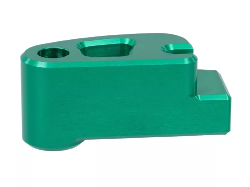 Venandi CNC távtartó, hátsó fékmegálló, zöld Simsonhoz