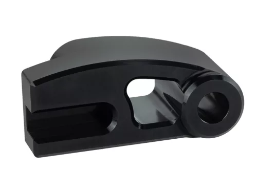 Venandi CNC távtartó, hátsó fékmegálló, fekete Simsonhoz